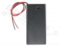 Battery holder for 9V block battery with switch/lid
